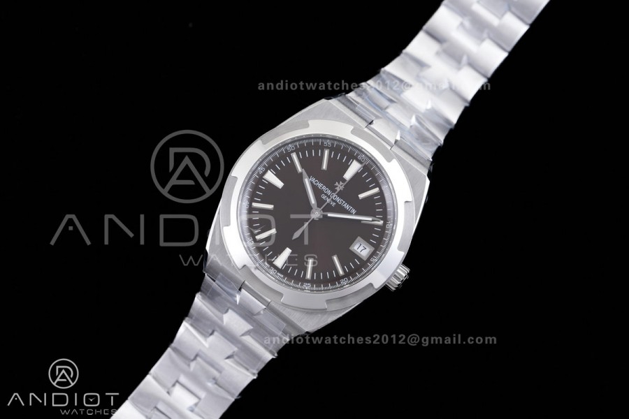Overseas 4500V SS 8F 1:1 Best Edition Brown Dial on SS Bracelet A5100