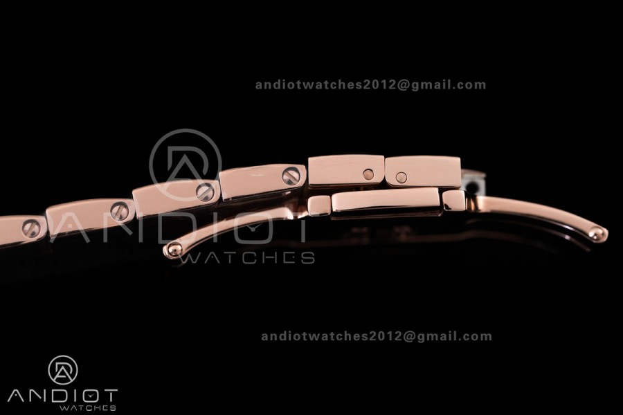 Overseas 4500V RG 8F 1:1 Best Edition Silver Dial on RG Bracelet A5100