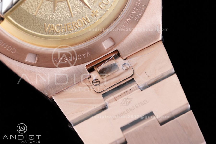 Overseas 4500V RG 8F 1:1 Best Edition Green Dial on RG Bracelet A5100