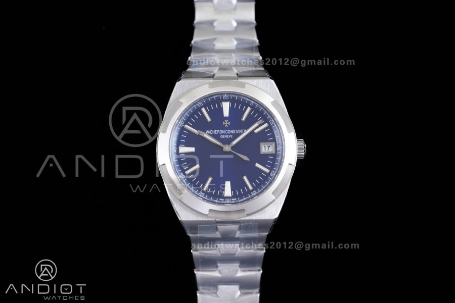 Overseas 4500V SS 8F 1:1 Best Edition Blue Dial on SS Bracelet A5100