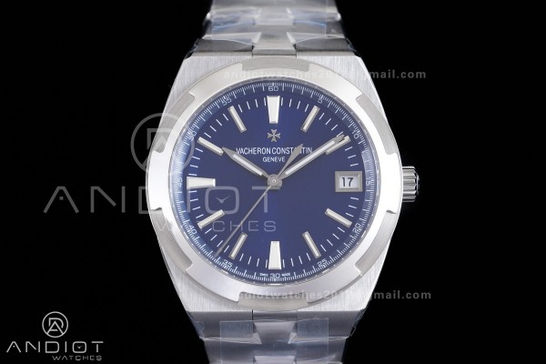 Overseas 4500V SS 8F 1:1 Best Edition Blue Dial on SS Bracelet A5100