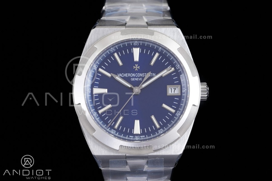 Overseas 4500V SS 8F 1:1 Best Edition Blue Dial on SS Bracelet A5100