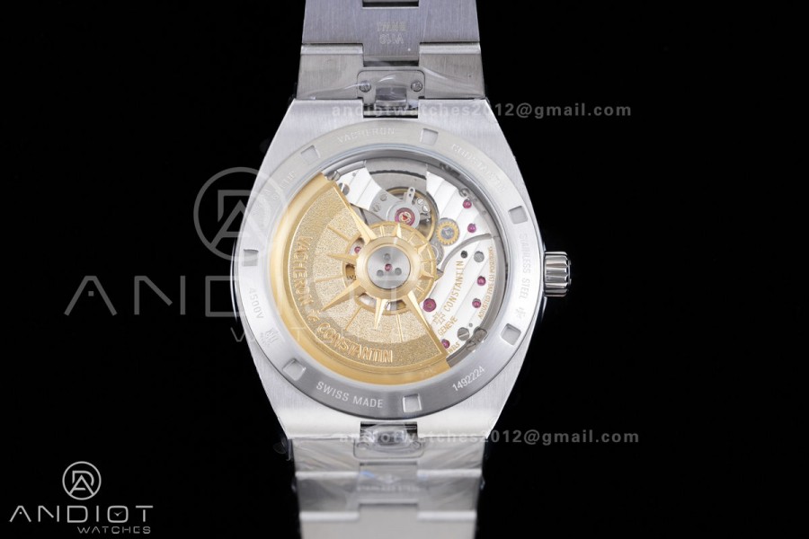 Overseas 4500V SS 8F 1:1 Best Edition Black Dial on SS Bracelet A5100