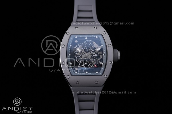 RM055 43mm Grey Ceramic/RU Skeleton Dial BBF RMUL2...