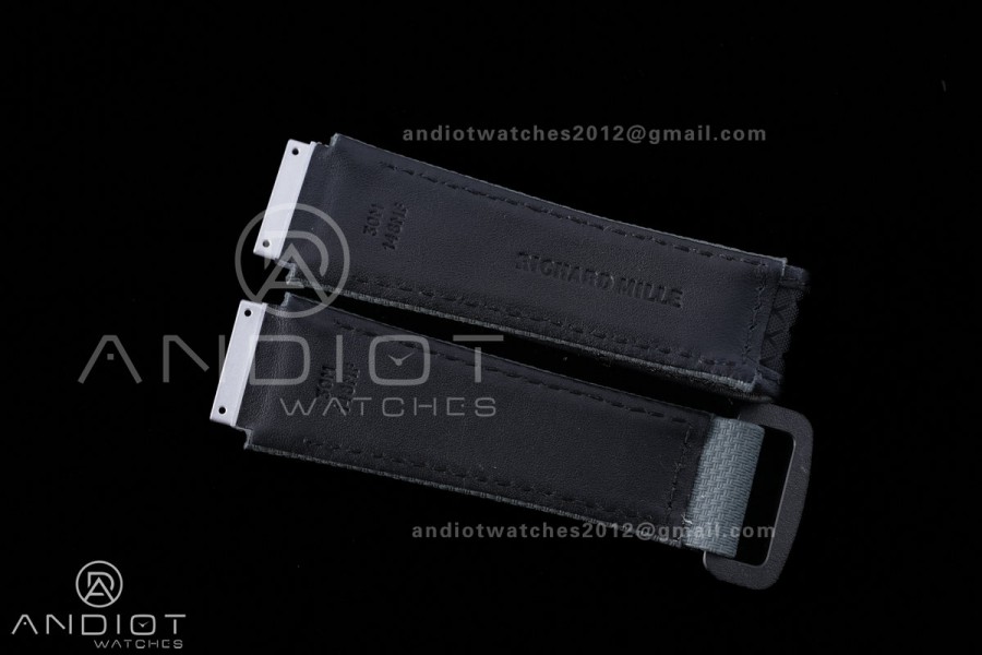 RM055 43mm Grey Ceramic/RU Skeleton Dial BBF RMUL2 Super Clone