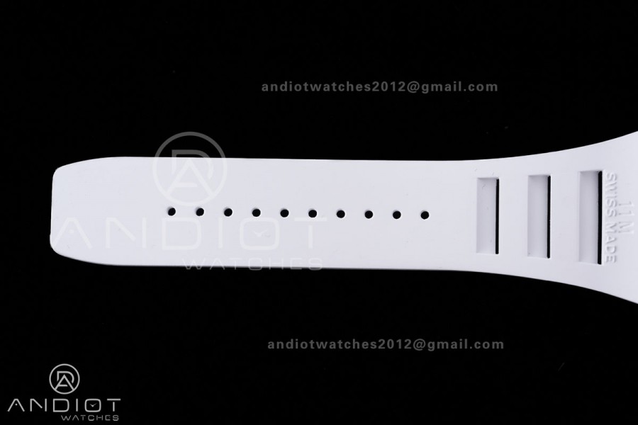 RM055 43mm White Ceramic /RU Skeleton Dial BBF RMUL2 Super Clone