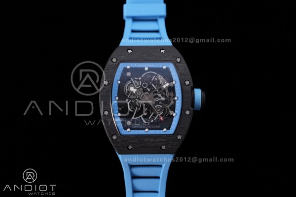 RM055 NTPT BBF 1:1 Best Edition Blue Bezel Blue Cr...