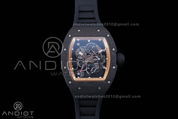 RM055 43mm Black NTPT/RU Skeleton Dial BBF RMUL2 S...
