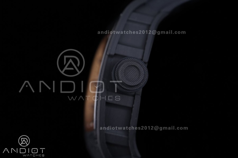 RM055 43mm Black NTPT/RU Skeleton Dial BBF RMUL2 Super Clone