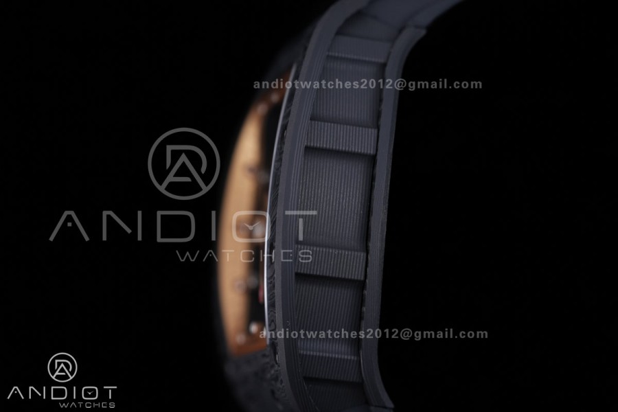 RM055 43mm Black NTPT/RU Skeleton Dial BBF RMUL2 Super Clone