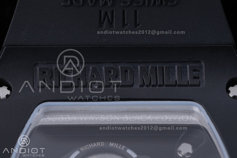 RM055 43mm Black Ceramic/RU Skeleton Dial BBF RMUL2 Super Clone
