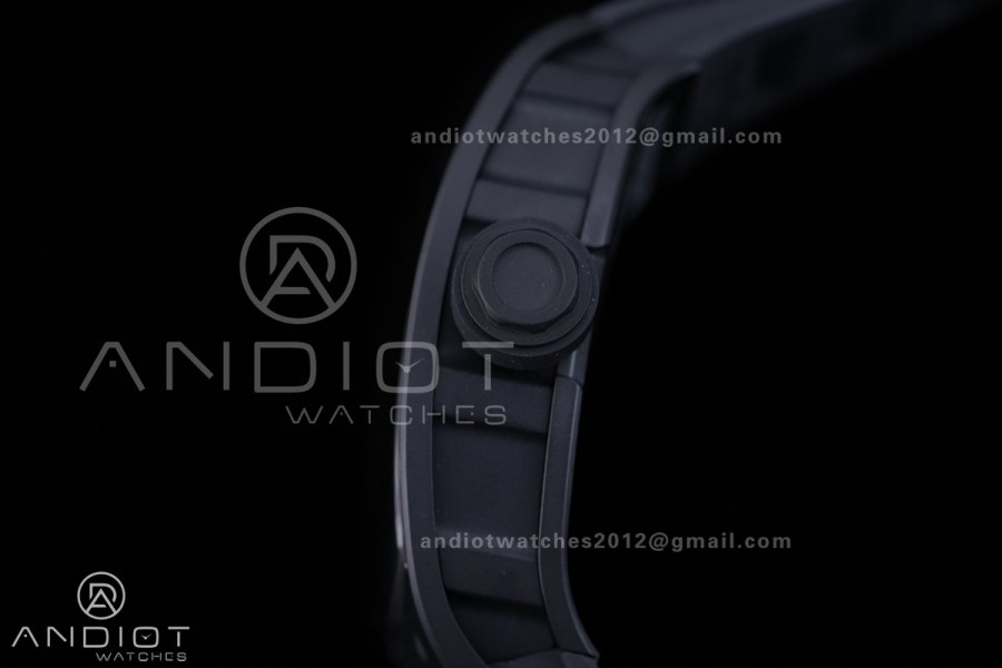 RM055 43mm Black Ceramic/RU Skeleton Dial BBF RMUL2 Super Clone