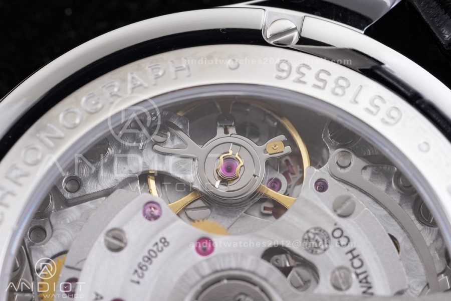 Portuguese Chrono IW371615 SS APSF 1:1 Best Edition Green Dial On Black Leather Strap Asian Super Clone 69355