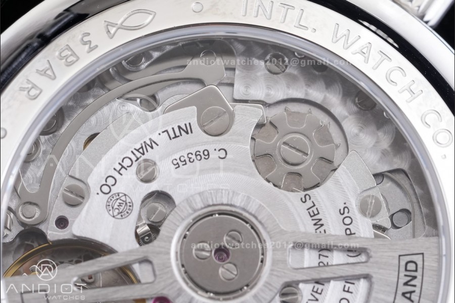 Portuguese Chrono IW371615 SS APSF 1:1 Best Edition Green Dial On Black Leather Strap Asian Super Clone 69355