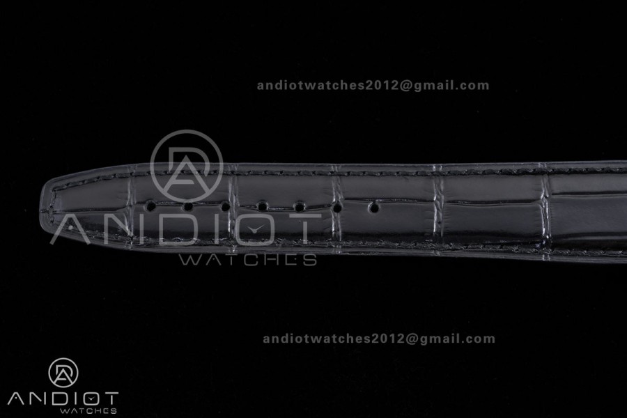 Portuguese Chrono IW371624 SS APSF 1:1 Best Edition Dune Dial RG Marker On Black Leather Strap Asian Super Clone 69355