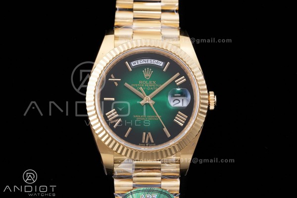 DayDate 40 228238 ARF  V4 1:1 Best Edition Green O...
