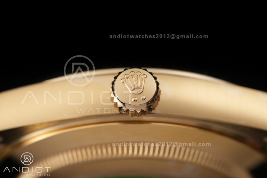 DayDate 40 228238 ARF  V4 1:1 Best Edition Green Roman Dial on President Bracelet VR3255(Gain Weight 210g)