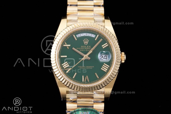 DayDate 40 228238 ARF  V4 1:1 Best Edition Green R...
