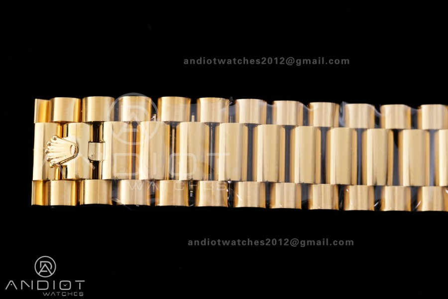 DayDate 40 228238 ARF  V4 1:1 Best Edition Silver Roman Dial on President Bracelet VR3255(Gain Weight 210g)