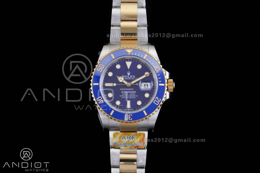 Submariner 126613 LB Gain Weight ARF 1:1 Best Edition Blue Dial On SS/YG Bracelet DD3235