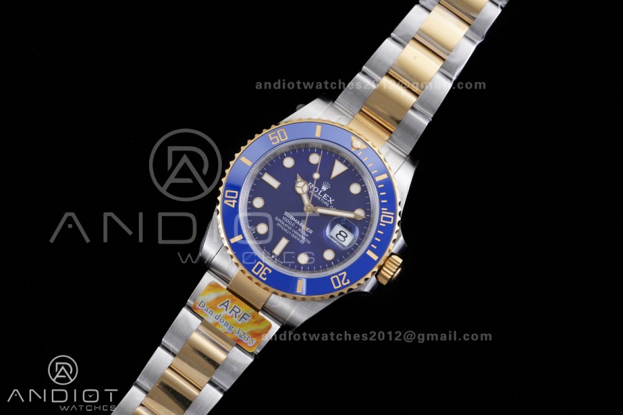 Submariner 126613 LB Gain Weight ARF 1:1 Best Edition Blue Dial On SS/YG Bracelet DD3235