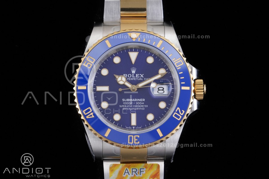 Submariner 126613 LB Gain Weight ARF 1:1 Best Edition Blue Dial On SS/YG Bracelet DD3235