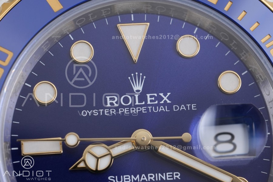Submariner 126613 LB Gain Weight ARF 1:1 Best Edition Blue Dial On SS/YG Bracelet DD3235