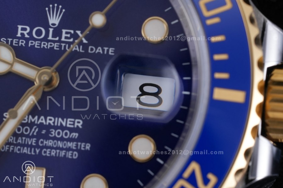 Submariner 126613 LB Gain Weight ARF 1:1 Best Edition Blue Dial On SS/YG Bracelet DD3235
