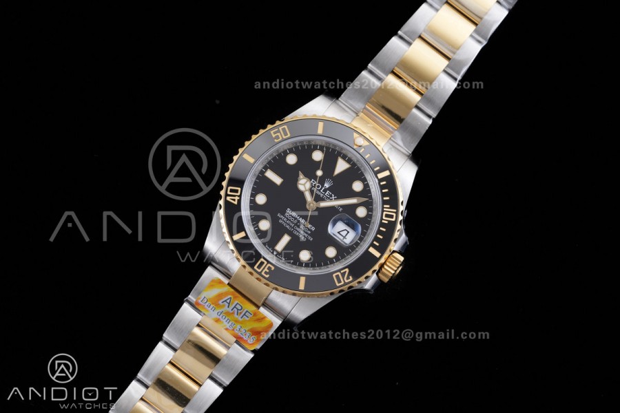 Submariner 126613 LN Gain Weight ARF 1:1 Best Edition Black Dial On SS/YG Bracelet DD3235