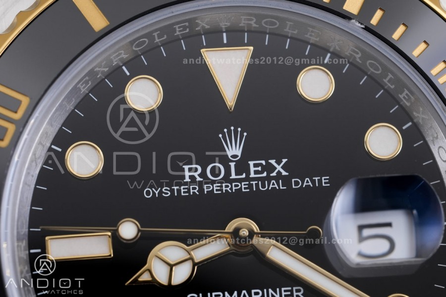 Submariner 126613 LN Gain Weight ARF 1:1 Best Edition Black Dial On SS/YG Bracelet DD3235