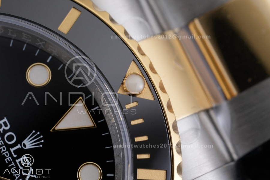 Submariner 126613 LN Gain Weight ARF 1:1 Best Edition Black Dial On SS/YG Bracelet DD3235