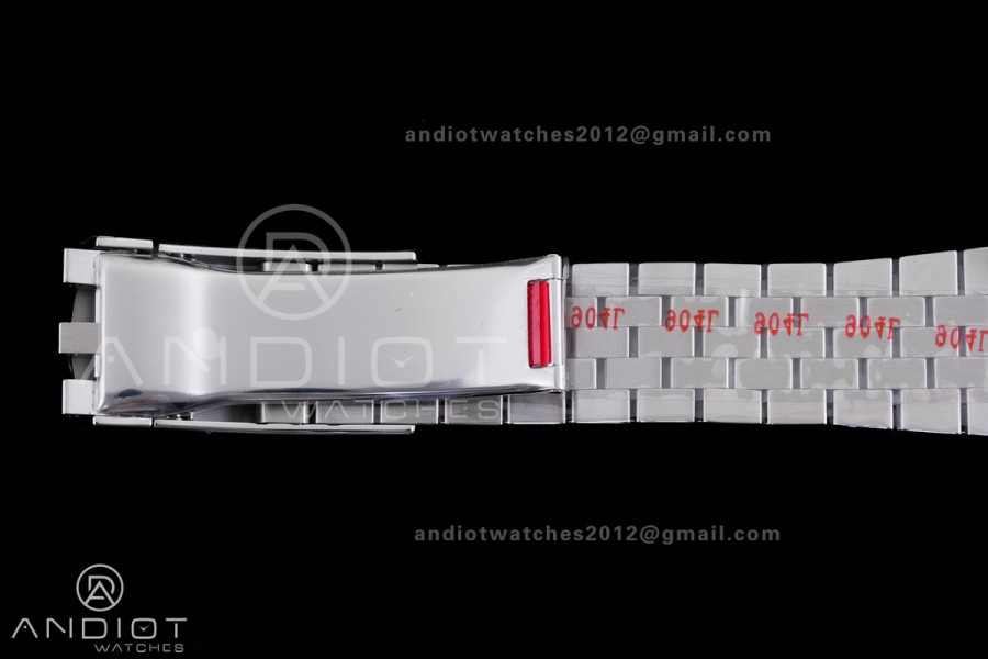 DateJust 126334 904L SS ERF 1:1 Best Edition Gray Dial Diamond Marker On Jubilee Bracelet SH3235 (Free Sprung)