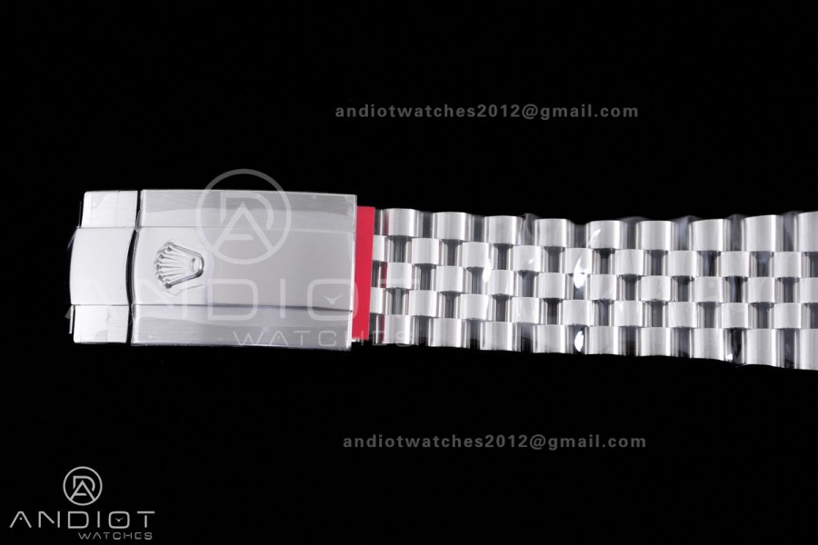 DateJust 126334 904L SS ERF 1:1 Best Edition Blue Dial Stick Marker On Jubilee Bracelet SH3235 (Free Sprung)