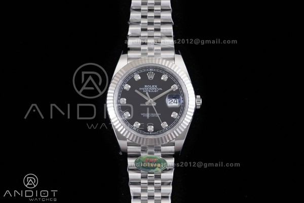 DateJust 126334 904L SS ERF 1:1 Best Edition Black...