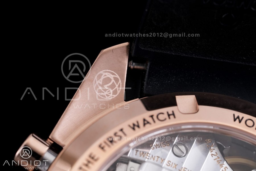 Speedmaster RG N1F Best Edition Black Dial on Black Rubber Strap A3861