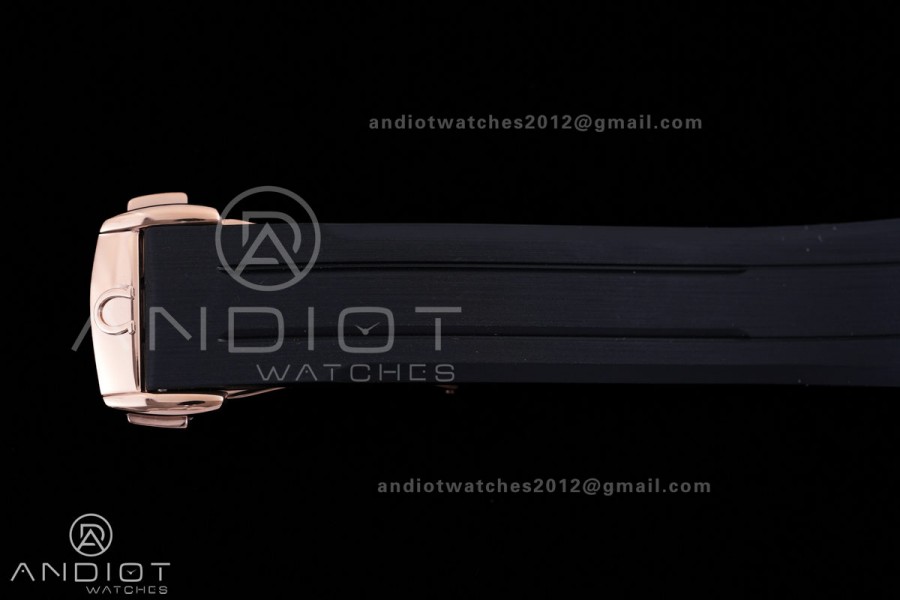 Speedmaster RG N1F Best Edition Black Dial on Black Rubber Strap A3861