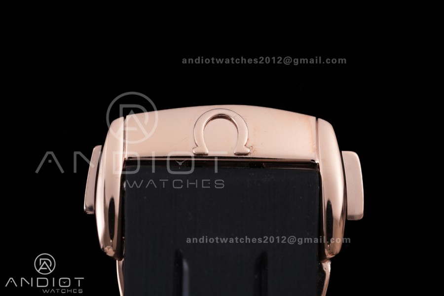 Speedmaster RG N1F Best Edition Black Dial on Black Rubber Strap A3861