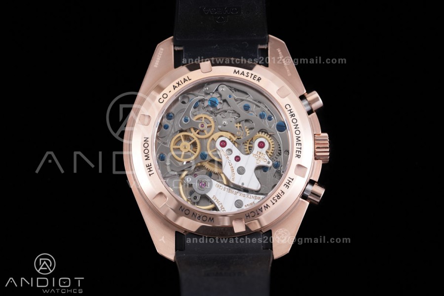 Speedmaster RG N1F Best Edition Black Dial on Black Rubber Strap A3861