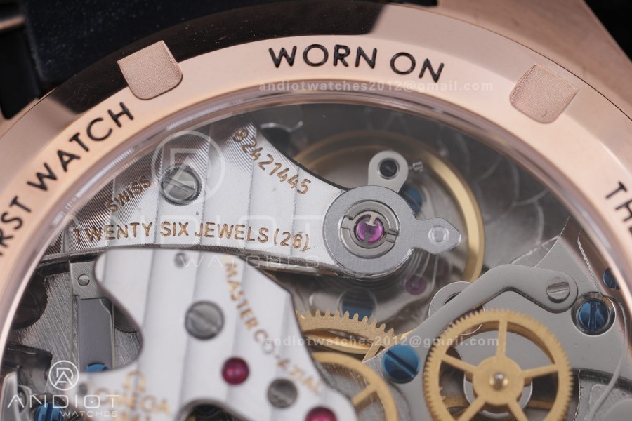 Speedmaster RG N1F Best Edition Black Dial on Black Rubber Strap A3861