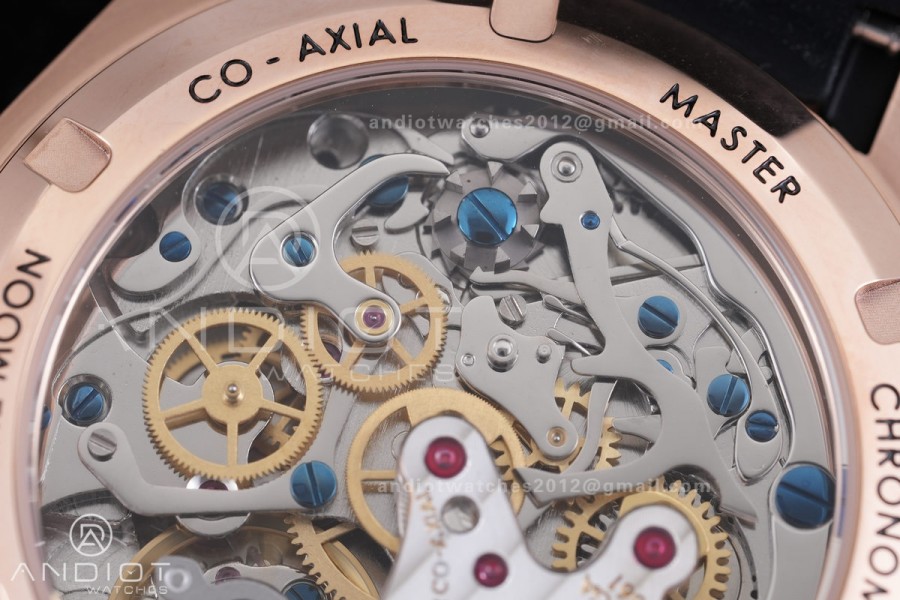 Speedmaster RG N1F Best Edition Black Dial on Black Rubber Strap A3861