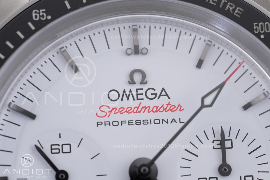 Speedmaster SS N1F Best Edition White Dial on Black Rubber Strap A3861