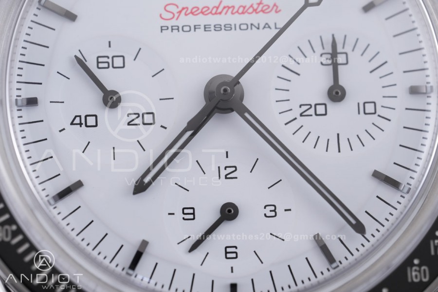 Speedmaster SS N1F Best Edition White Dial on Black Rubber Strap A3861
