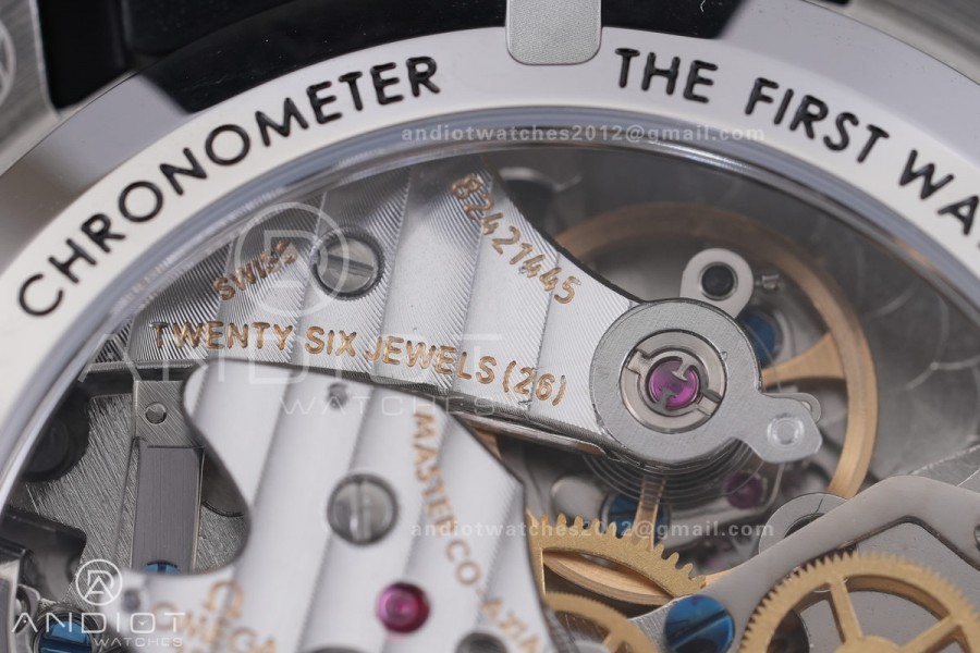 Speedmaster SS/RG N1F Best Edition RG Dial on Black Rubber Strap A3861