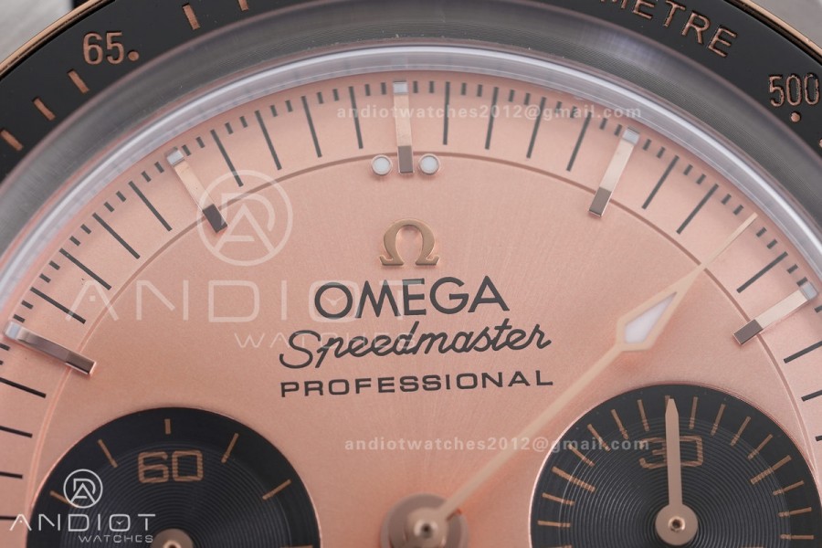 Speedmaster SS/RG N1F Best Edition RG Dial on Black Rubber Strap A3861