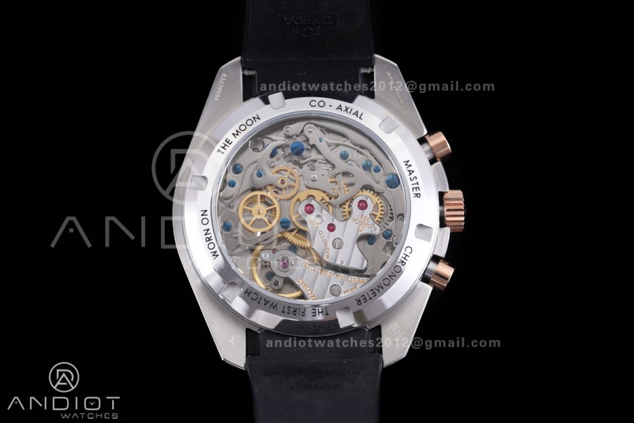 Speedmaster SS/RG N1F Best Edition RG Dial on Black Rubber Strap A3861