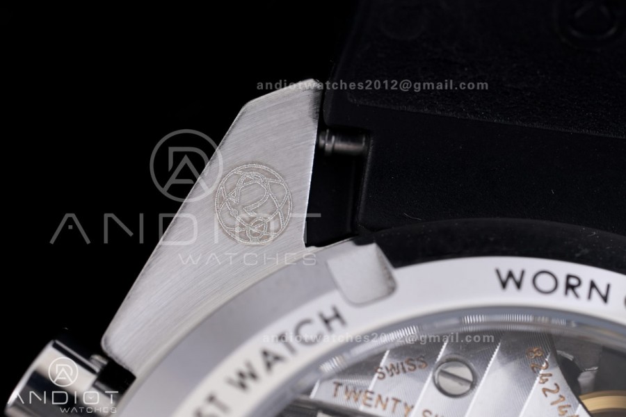 Speedmaster SS N1F Best Edition Silver Dial on Black Rubber Strap A3861