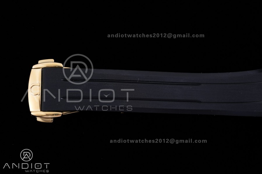 Speedmaster YG N1F Best Edition YG Dial on Black Rubber Strap A3861