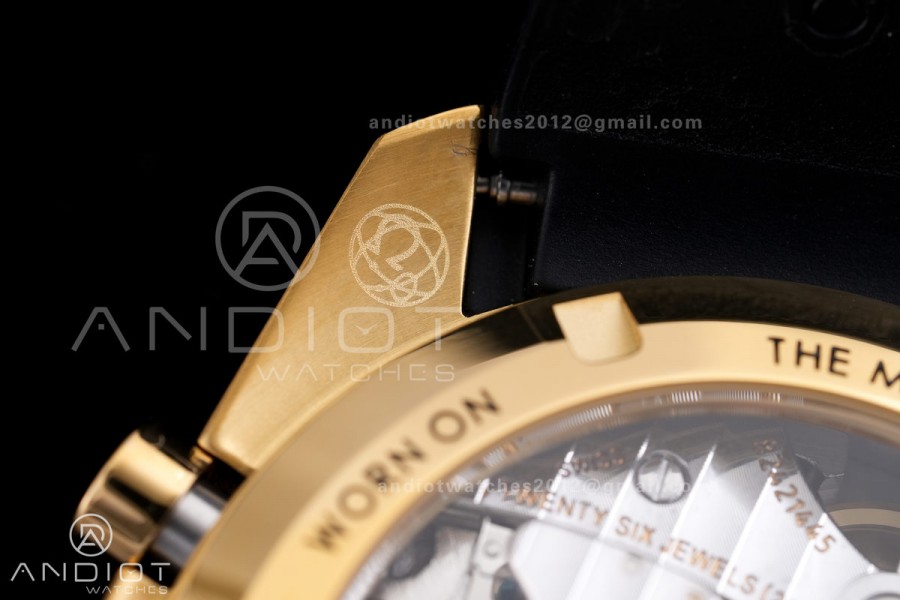 Speedmaster YG N1F Best Edition Green Dial on Black Rubber Strap A3861