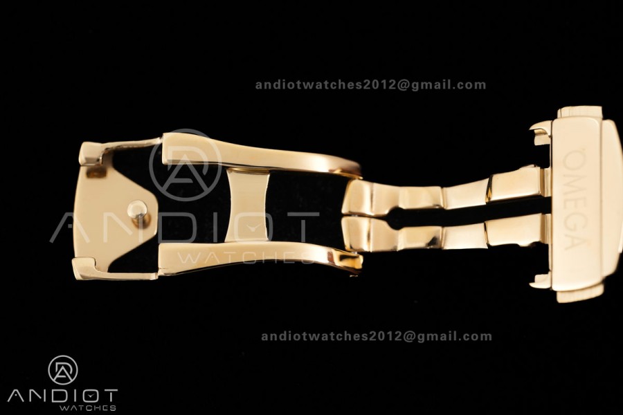 Speedmaster YG N1F Best Edition Green Dial on Black Rubber Strap A3861