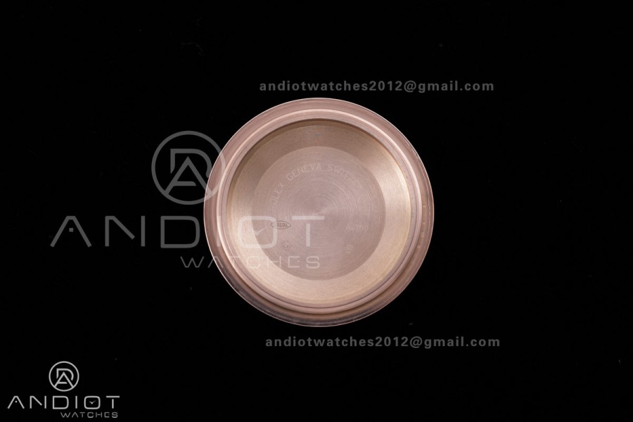 DayDate 40 RG QF 1:1 Best Edition 904L Steel Diamonds Dial on President Bracelet VR3255 V8 (Gain Weight)